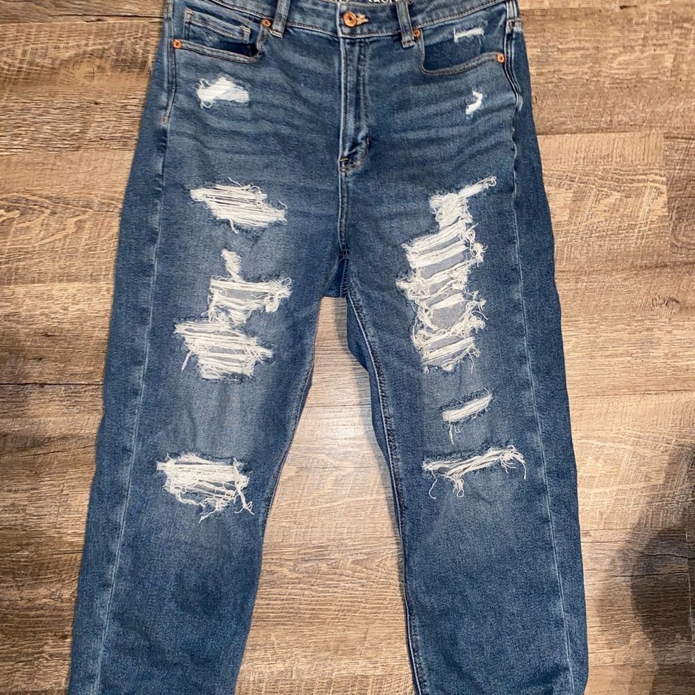 AE mom jeans